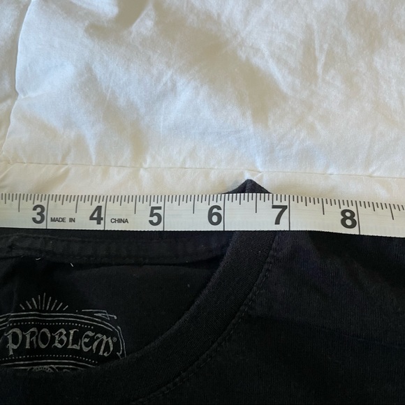 No Problem Mexico Day of The Dead Neon Skull Black T Shirt - Picture 10 of 12